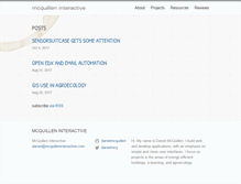 Tablet Screenshot of mcquilleninteractive.com